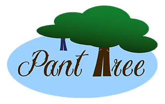 Pant Tree company logo, which you love, that is also a button to take you back to the home page.