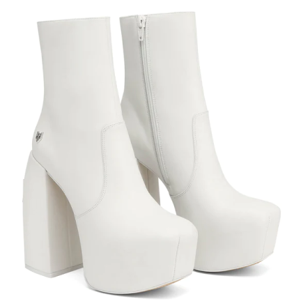 White Platform Boots