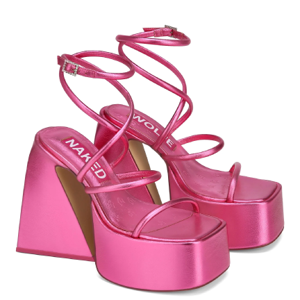 Pink Platform heels