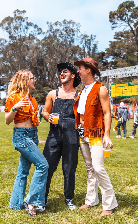 people standing together at outsidelands