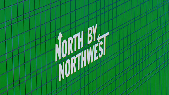 North By Northwest Title Card