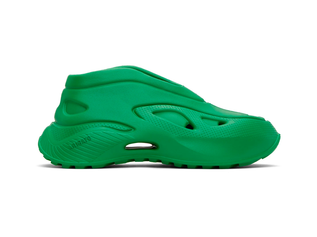 pair of Green Pyro Runner Sneakers