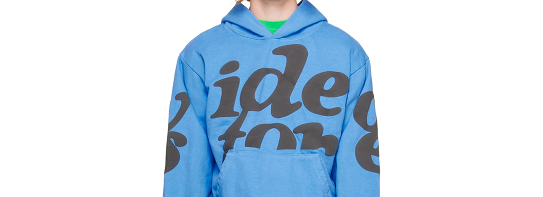 Blue Mega Puff Hoodie