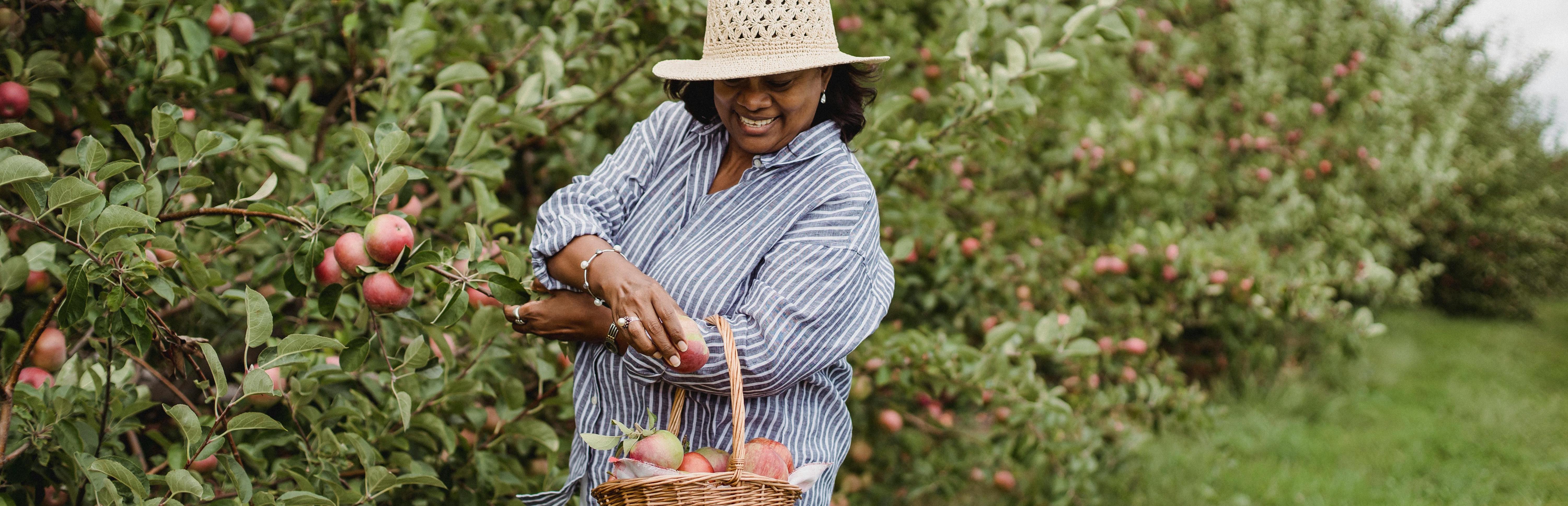 Lady on Farm