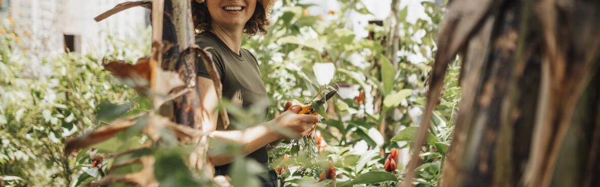 Lady on Farm