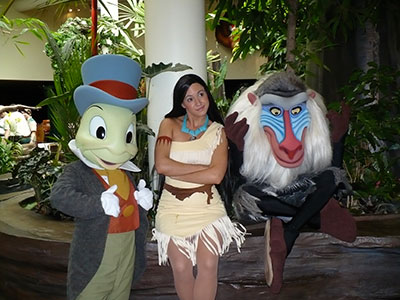 rafiki pocahontas and jiminy cricket