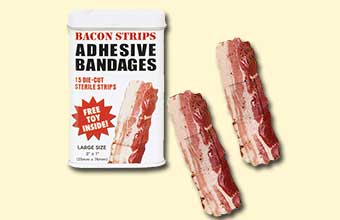 link to bacon strip adhesive bandages page