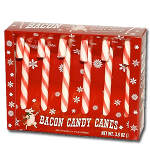 image of Bacon Candy Canes 