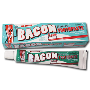 image of bacon toothpaste