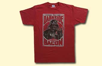 link to darth vader bacon t shirt page