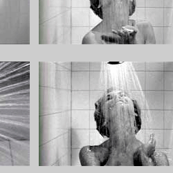 shower scene from the movie Psycho